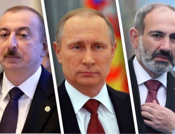 Putin Əliyev və Paşinyanla telefonla danışıb